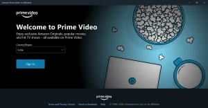 download amazon prime app